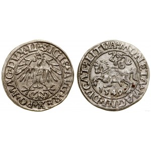 Polska, półgrosz litewski, 1549, Wilno