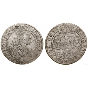 Poland, sixpence, 1667 TLB, Bydgoszcz