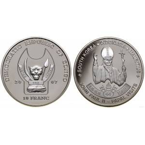 Kongo, 10 franków, 2007