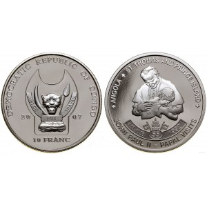 Congo, 10 francs, 2007