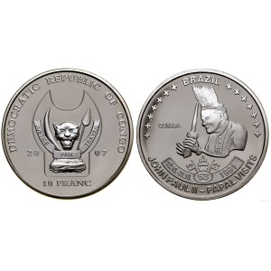 Congo, 10 francs, 2007