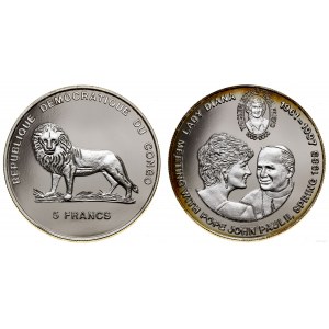 Congo, 5 francs, 1997