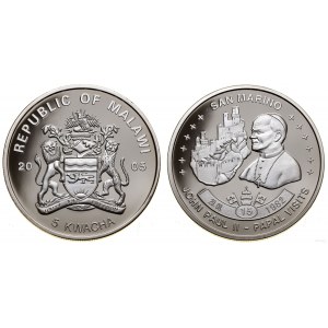 Malawi, 5 kwacha, 2005