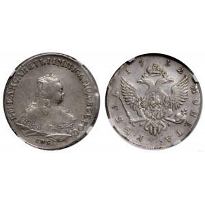 Russia, ruble, 1752 СПБ ЯI, St. Petersburg