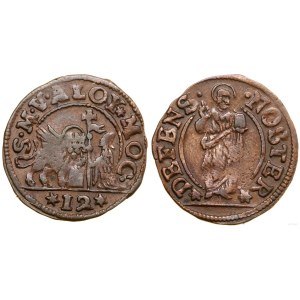Italy, copper soldo (12 bagattini), no date
