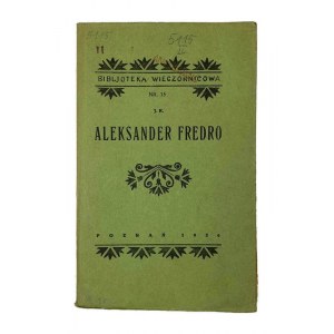 A soirée in honor of Aleksander Fredro, Collective work