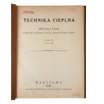 Technika cieplna: Rocznik VIII Rok 1930