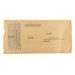 Postal Savings Bank, Deposit Confirmation Document