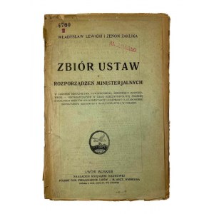 Władysław Lewicki a Zenon Zaklika, Zbierka ministerských zákonov a nariadení