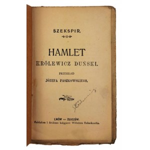 Shakespeare, Hamlet. The Danish Prince