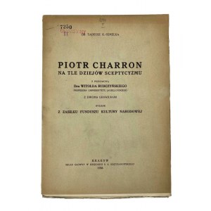 Peter Charron on the history of skepticism