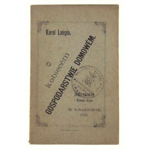 Charles Langie, O kobiecem Gospodarstw Domowem. Notebook One (second edition)