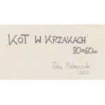 Pola Melnyczuk (nar. 1993, Krakov), Kočka v křoví, 2022