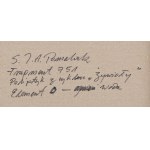 Stanisław Tomalak, Z cyklu 'Żywioły', Fragment 751, poliptyk, 2022