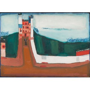 Jerzy Nowosielski (1923 Kraków - 2011 Kraków), Landschaft, 1963