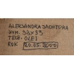 Aleksandra Jachtoma (nar. 1932, Barchaczów), Modrá kompozícia, 2000