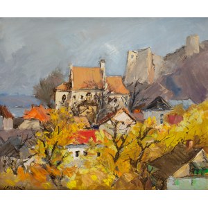 Stanisław Łazorek (1938 Aksmanice - 2000 Kazimierz Dolny), Landschaft, 1984