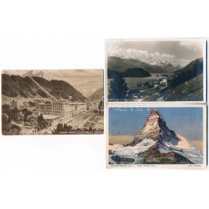 5 db RÉGI svájci képeslap / 5 pre-1945 Swiss postcards