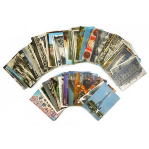 Kb. 100 db MODERN külföldi város képeslap / Cca. 100 modern town...