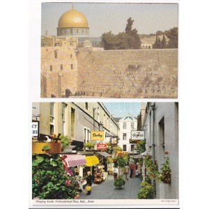47 db MODERN külföldi város képeslap + 1 leporello / 47 modern unused European and other town-view postcards ...