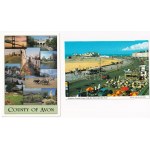 47 db MODERN külföldi város képeslap + 1 leporello / 47 modern unused European and other town-view postcards ...