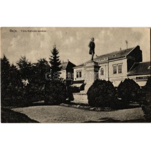 1924 Baja, Tóth Kálmán szobor, Schöffer Gyula, Merkur szállítási vállalat, Zwillinger Arnold, Krausz Lipót és ifj...