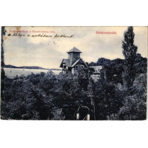 1908 Balatonalmádi, Balaton szálloda a Remete sétány felől. Pethe Victor kiadása (EK)