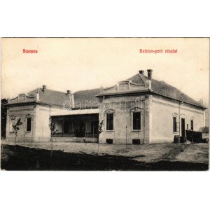 1907 Balatonszemes, Szemes; Balaton-parti részlet, Hableány szálloda és étterem + PRAGERHOF+BUDAPEST 8...