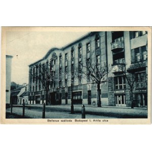 1929 Budapest I. Hotel Bellevue szálloda (háború után középületté alakították). Attila utca 53. (EK...