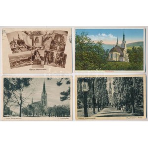 Budapest II. Máriaremete - 4 db régi képeslap
