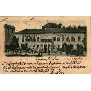 1899 (Vorläufer) Budapest II. Császár fürdő