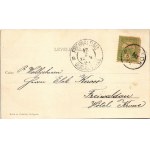1905 Budapest XXII. Budafok, Dunasor a Takarékpénztár épületével. Kohn és Grünhut kiadása (EK...