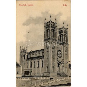 1911 Fót, Római katolikus templom. Kropacsek János kiadása