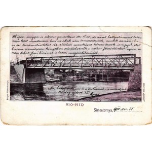 1900 Simontornya, Sió híd. Kosmos, Berger (EB)