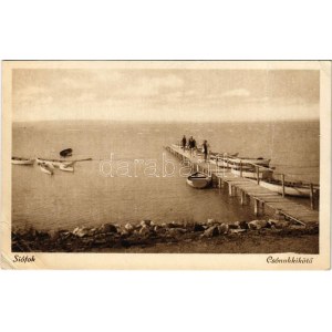 1926 Siófok, Csónakkikötő (fa)