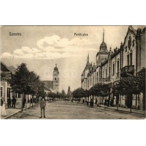 1926 Szentes, Petőfi utca, templom, Untermüller E. könyv és papír üzlete. W.L. Bp. 4128...