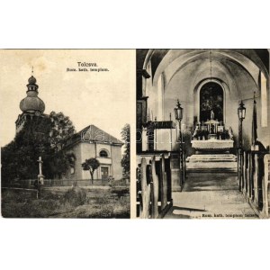 1932 Tolcsva, Római katolikus templom, belső. Antalóczy Barna kiadása