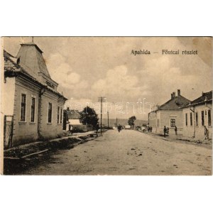Apahida, Bruckendorf (Kolozsvár, Cluj); Fő utca, gyógyszertár / main street, pharmacy (EB)