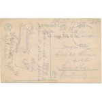 1917 Arad, Maros részlet madártávlatból. Vasúti levelezőlapárusítás 55. sz. 1915. / general view, Mures riverside (EB...