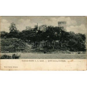 1915 Erdőd, Károlyierdőd, Ardud (Szatmár); Szatmár-Erdődi helyiérdekű vasút, Erdődvár, Petőfi torony...