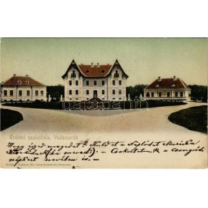 1905 Temesvár, Timisoara; Vadászerdő, M. kir. erdőőri szakiskola. Polatsek kiadása / forest ranger school...