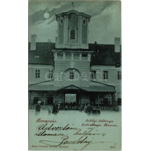 1899 (Vorläufer) Temesvár, Timisoara; Erdélyi laktanya este / Siebenbürger Kaserne ...