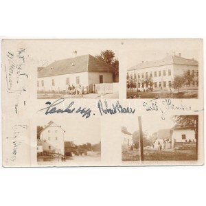 1922 Bánkeszi, Bánov; Fő utca, malom, iskola / main street, school, mill. photo (EK)