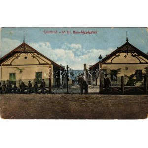 1916 Csíz, Csízfürdő, Kúpele Cíz; M. kir. honvéd gyógyház. Herskovits Mór kiadása / K.u.k. military hospital (Rb...
