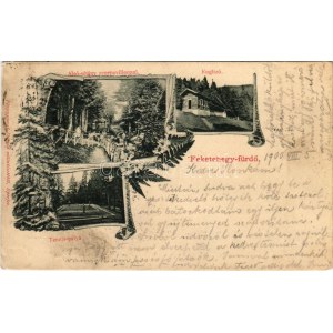 1900 Feketehegy-fürdő, Feketehegy, Schwartzenberg, Cernohorské kúpele (Merény, Vondrisel, Nálepkovo)...