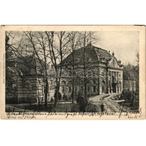 1905 Pöstyén, Pistyan, Piestany; Ferenc József fürdő. Kohn Bernát kiadása / Franz Josefs-Bad / spa, bathhouse (b...