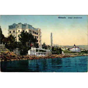 1912 Abbazia, Opatija; Szegő szanatórium / sanatorium, spa (EK)