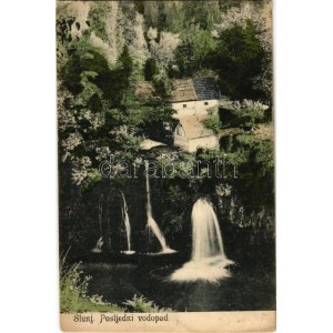 1911 Szluin, Sluin, Slunj; Posljedni vodopad / vízesés / waterfall (EK)