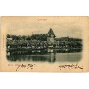 1900 Palicsfürdő, Palic (Szabadka); Korzórészlet, tó. Vig Zsigmond Sándor kiadása / lake...