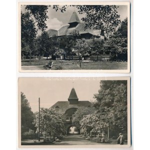Palics, Palic;- 2 db régi képeslap / 2 pre-1945 postcards